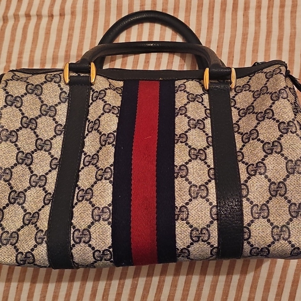 Gucci Vintage Mini Monogram Sherry Duffle - Picture 8 of 14